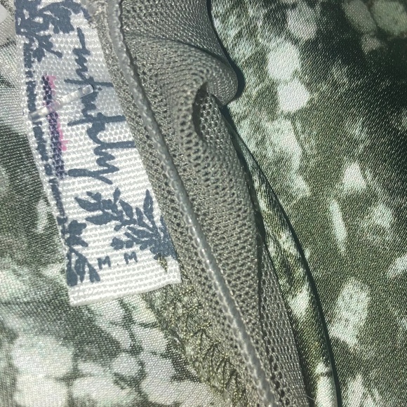 FP Intimatley Shedding Skin Snake Print Satin Bodysuit Medium M MossMesh - Picture 5 of 5